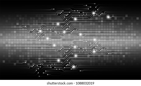 binary circuit board future technology, black cyber security concept background, abstract hi speed digital internet.motion move blur. pixel vector