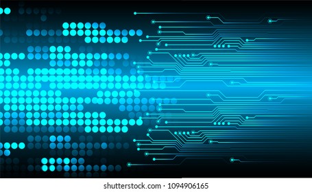 binary circuit board future technology, blue cyber security concept background, abstract hi speed digital internet.motion move blur. pixel vector