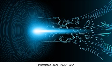 binary circuit board future technology, blue cyber security concept background, abstract hi speed digital internet.motion move blur. pixel vector