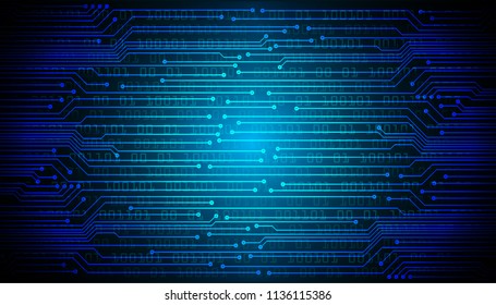 binary circuit board future technology, blue cyber security concept background, abstract hi speed digital internet.motion move blur. pixel vector