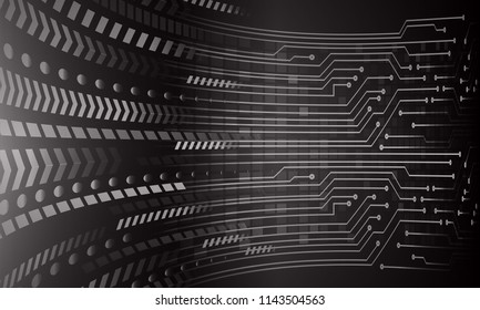 binary circuit board future technology, black cyber security concept background, abstract hi speed digital internet.motion move blur. pixel vector