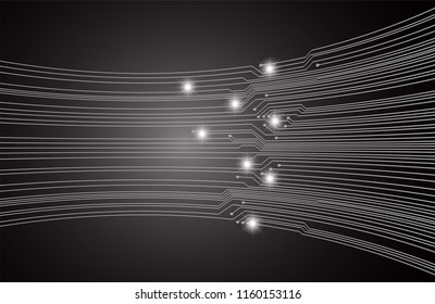binary circuit board future technology, black cyber security concept background, abstract hi speed digital internet.motion move blur. pixel vector
