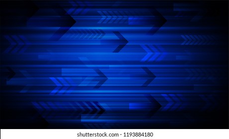 binary circuit board future technology, blue arrow cyber security concept background, abstract hi speed digital internet.motion move blur. pixel vector