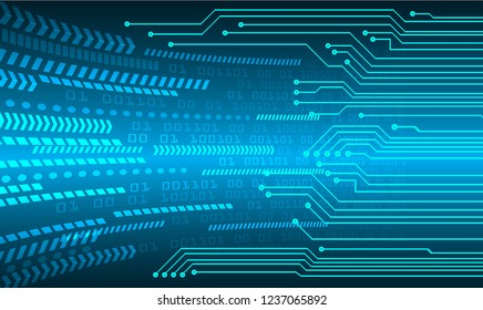 binary circuit board future technology, blue cyber security concept background, abstract hi speed digital internet.motion move blur. pixel vector