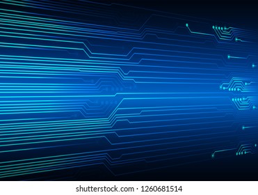 binary circuit board future technology, blue cyber security concept background, abstract hi speed digital internet.motion move blur. pixel vector