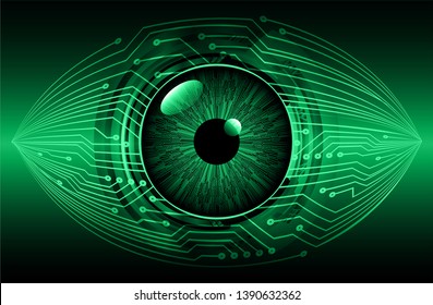 binary circuit board future technology, green cyber security concept background, abstract hi speed digital internet.motion move. eye pixel vector