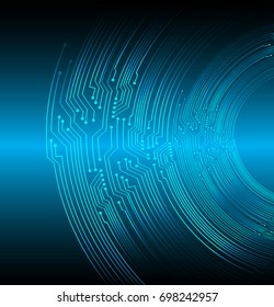 binary circuit board future technology, blue eye cyber security concept background, abstract hi speed digital internet.motion move blur. pixel.