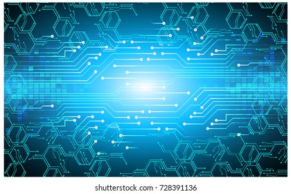 binary circuit board future technology, blue cyber security concept background, abstract hi speed digital internet.motion move blur. pixel vector