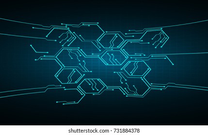 binary circuit board future technology, blue cyber security concept background, abstract hi speed digital internet.motion move blur. pixel vector