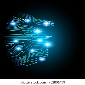 binary circuit board future technology, blue cyber security concept background, abstract hi speed digital internet.motion move blur. pixel vector