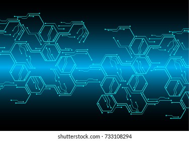 binary circuit board future technology, blue cyber security concept background, abstract hi speed digital internet.motion move blur. pixel vector