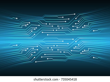 binary circuit board future technology, blue cyber security concept background, abstract hi speed digital internet.motion move blur. pixel vector