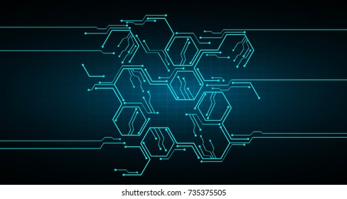 binary circuit board future technology, blue cyber security concept background, abstract hi speed digital internet.motion move blur. pixel vector