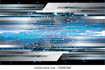 binary circuit board future technology, blue cyber security concept background, abstract hi speed digital internet.motion move blur. pixel vector