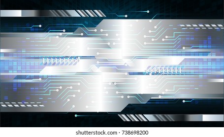 binary circuit board future technology, blue cyber security concept background, abstract hi speed digital internet.motion move blur. pixel vector