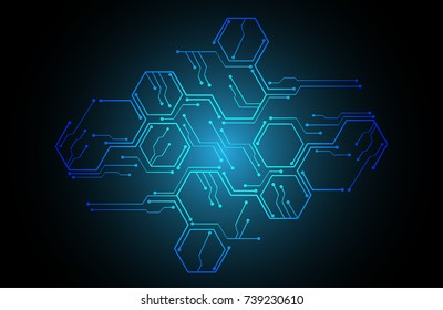 binary circuit board future technology, blue cyber security concept background, abstract hi speed digital internet.motion move blur. pixel