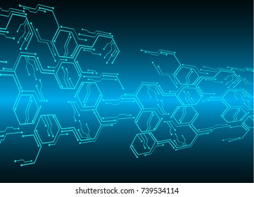 binary circuit board future technology, blue cyber security concept background, abstract hi speed digital internet.motion move blur. pixel vector