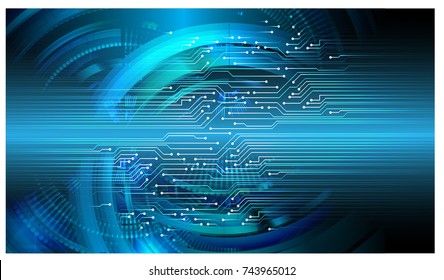 binary circuit board future technology, blue cyber security concept background, abstract hi speed digital internet.motion move blur. pixel vector