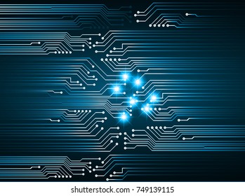 binary circuit board future technology, blue cyber security concept background, abstract hi speed digital internet.motion move blur. pixel vector