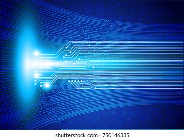 binary circuit board future technology, blue cyber security concept background, abstract hi speed digital internet.motion move blur. pixel vector