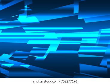 binary circuit board future technology, blue cyber security concept background, abstract hi speed digital internet.motion move blur. pixel vector