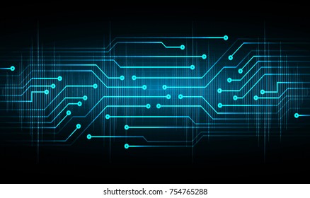 binary circuit board future technology, blue cyber security concept background, abstract hi speed digital internet.motion move blur. pixel vector