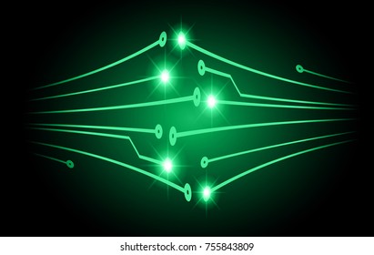 binary circuit board future technology, green cyber security concept background, abstract hi speed digital internet.motion move blur. pixel vector