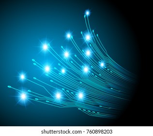 binary circuit board future technology, blue cyber security concept background, abstract hi speed digital internet.motion move blur. pixel vector