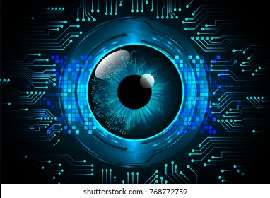 binary circuit board future technology, blue cyber security concept background, abstract hi speed digital internet.motion move blur. pixel vector