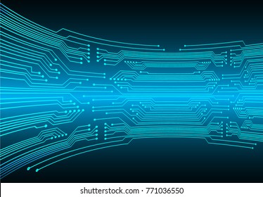 binary circuit board future technology, blue cyber security concept background, abstract hi speed digital internet.motion move blur. pixel vector