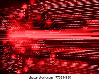 binary circuit board future technology, red cyber security concept background, abstract hi speed digital internet.motion move blur. pixel vector