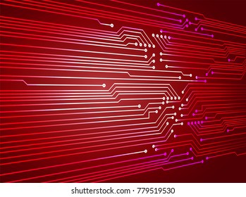 binary circuit board future technology, red cyber security concept background, abstract hi speed digital internet.motion move blur. pixel vector