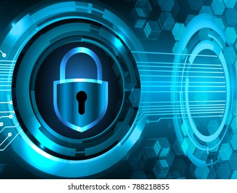 binary circuit board future technology, blue cyber security concept background, abstract hi speed digital internet.motion move blur. pixel vector