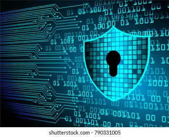 binary circuit board future technology, blue cyber security concept background, abstract hi speed digital internet.motion move blur. pixel vector