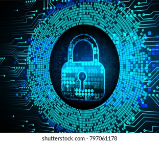 binary circuit board future technology, blue cyber security concept background, abstract hi speed digital internet.motion move blur. pixel vector