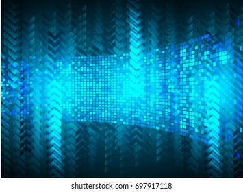 binary circuit future technology, blue cyber security concept background, abstract hi speed digital internet.motion move blur. pixel.