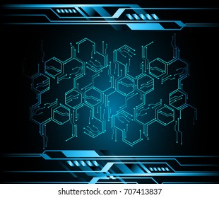 binary circuit future technology, blue cyber security concept background, abstract hi speed digital internet.motion move blur. pixel. vector