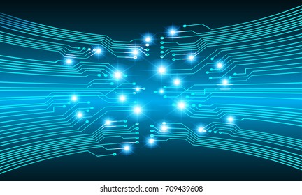 binary circuit future technology, blue cyber security concept background, abstract hi speed digital internet.motion move blur. pixel