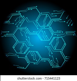 binary circuit future technology, blue cyber security concept background, abstract hi speed digital internet.motion move blur. secure pixel vector
