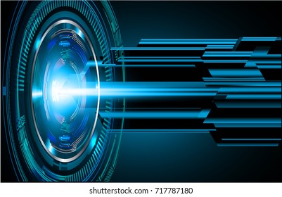 binary circuit future technology, blue cyber security concept background, abstract hi speed digital internet.motion move blur. pixel vector