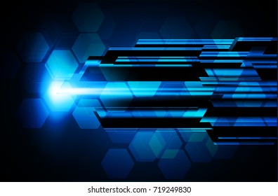 binary circuit future technology, blue cyber security concept background, abstract hi speed digital internet.motion move blur. pixel