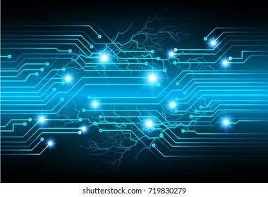 binary circuit future technology, blue cyber security concept background, abstract hi speed digital internet.motion move blur. pixel vector bolt, thunderbolt, shaft