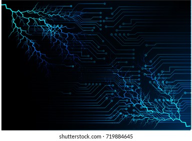 binary circuit future technology, blue cyber security concept background, abstract hi speed digital internet.motion move blur. pixel vector bolt, thunderbolt, shaft