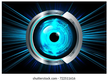 binary circuit future technology, blue eye cyber security concept background, abstract hi speed digital internet.motion move blur. pixel vector bolt, thunderbolt, shaft