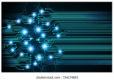 binary circuit future technology, blue cyber security concept background, abstract hi speed digital internet.motion move blur. pixel vector bolt, thunderbolt, shaft