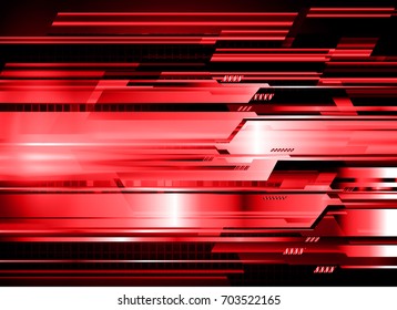 binary circuit future technology, red cyber security concept background, abstract hi speed digital internet.motion move blur. pixel, vector