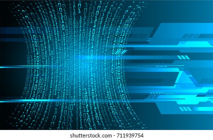binary circuit future technology,blue cyber security concept background, abstract hi speed digital internet.motion move blur. pixel