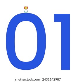 Binary code 2D linear cartoon object. Software development. Coding process isolated line vector element white background. Data encryption with zero and one digits color flat spot illustration