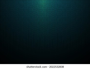 Binary code abstract technology background. Global network 