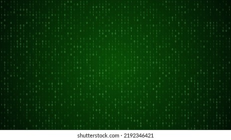 Binary code abstract technology background. Global network